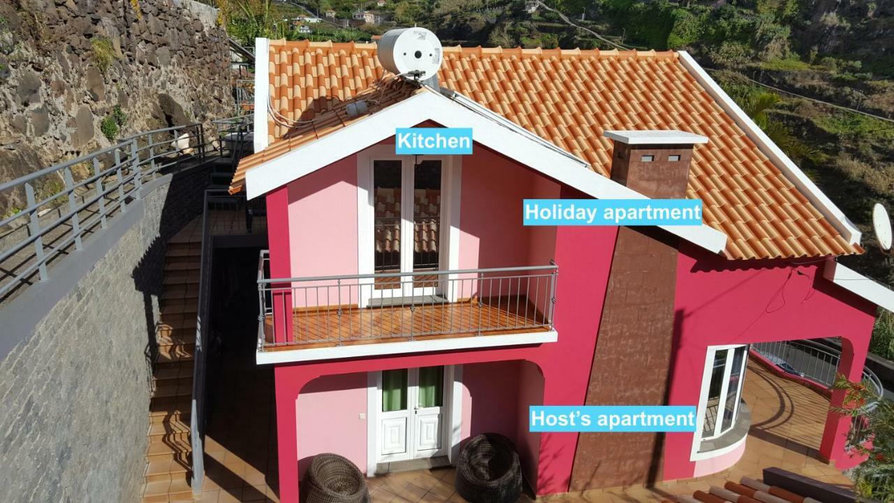 Appartement Pink House à Ponta do Sol  Extérieur photo