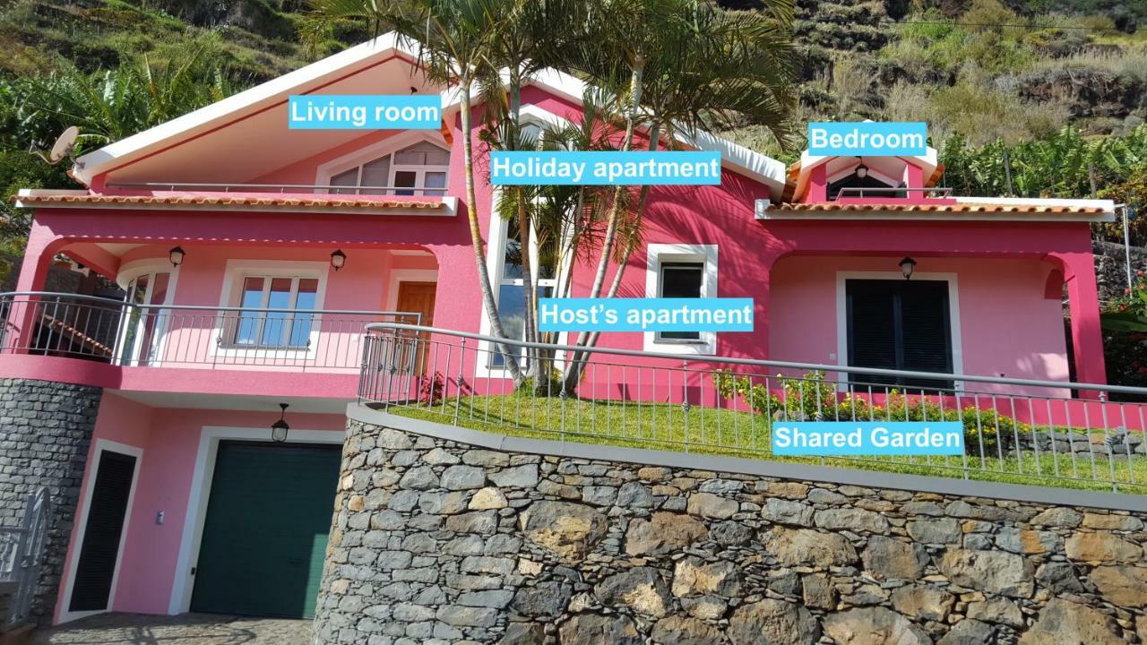 Appartement Pink House à Ponta do Sol  Extérieur photo